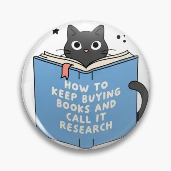 Item preview, Cute Black Cat Reading Books Funny Book Lover Gift for Readers and Bibliophiles designed and sold by Charonde.