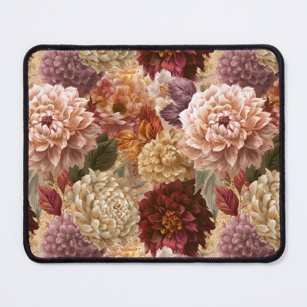 Item preview, Minimalistic Dahlias Flower - Flower Bouquet Pattern - Best Gifts For Men designed and sold by RoyalStarsPatts.