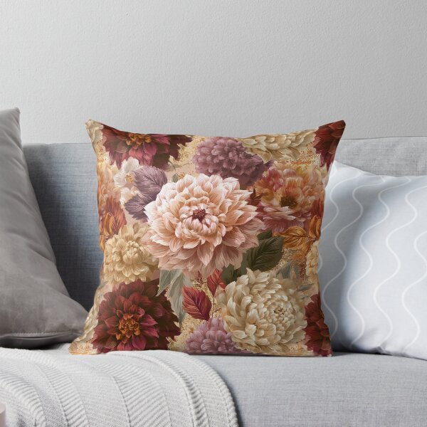 Item preview, Minimalistic Dahlias Flower  - Flower Bouquet Pattern  - Best Gifts For Men designed and sold by RoyalStarsPatts.
