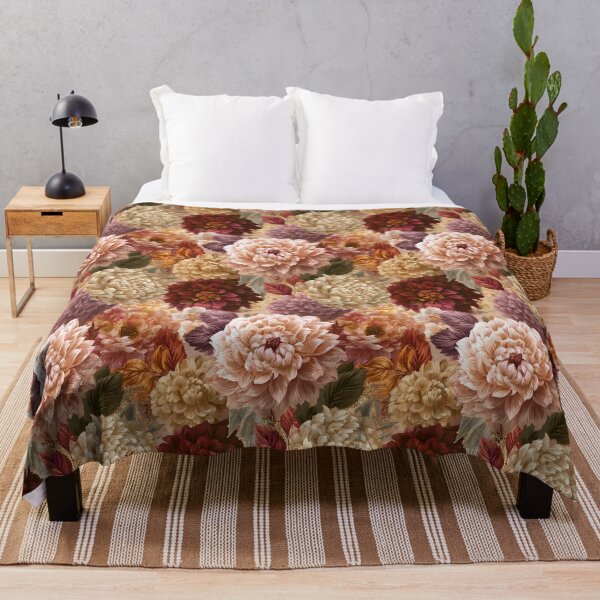 Item preview, Minimalistic Dahlias Flower  - Flower Bouquet Pattern  - Best Gifts For Men designed and sold by RoyalStarsPatts.