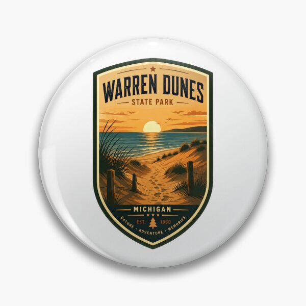 Item preview, Warren Dunes State Park Michigan Est. 1930 Nature Adventure Memories Travel Souvenir designed and sold by Simsimah26Parks.