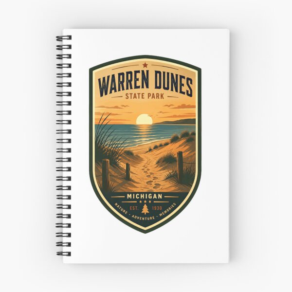 Item preview, Warren Dunes State Park Michigan Est. 1930 Nature Adventure Memories Travel Souvenir designed and sold by Simsimah26Parks.