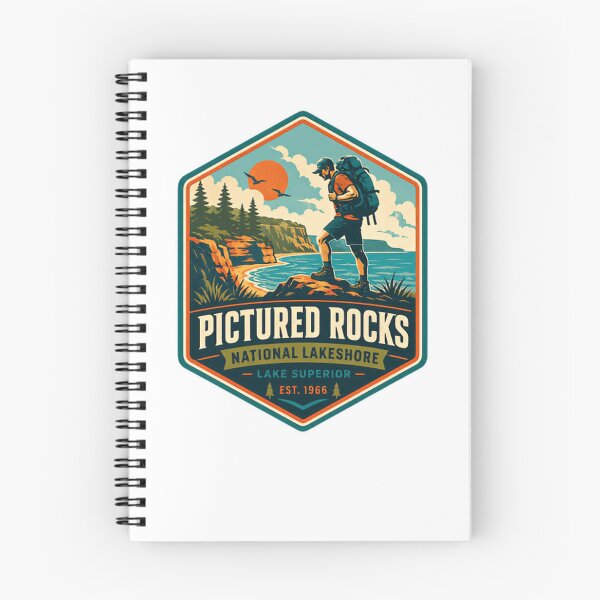 Item preview, Pictured Rocks National Lakeshore Lake Superior Est 1966 Michigan Hiking Travel Outdoor designed and sold by Simsimah26Parks.