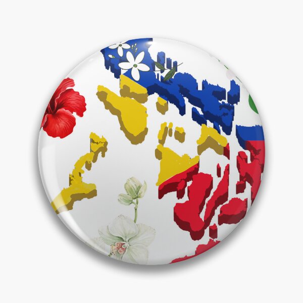 Item preview, Orgullo filipino: mapa de Filipinas con diseño de flores nacionales. designed and sold by EcilStudio.