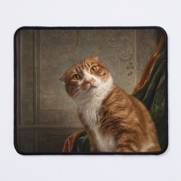 Item preview, Curious Orange Cat Portrait designed and sold by Anatolii_Kys.