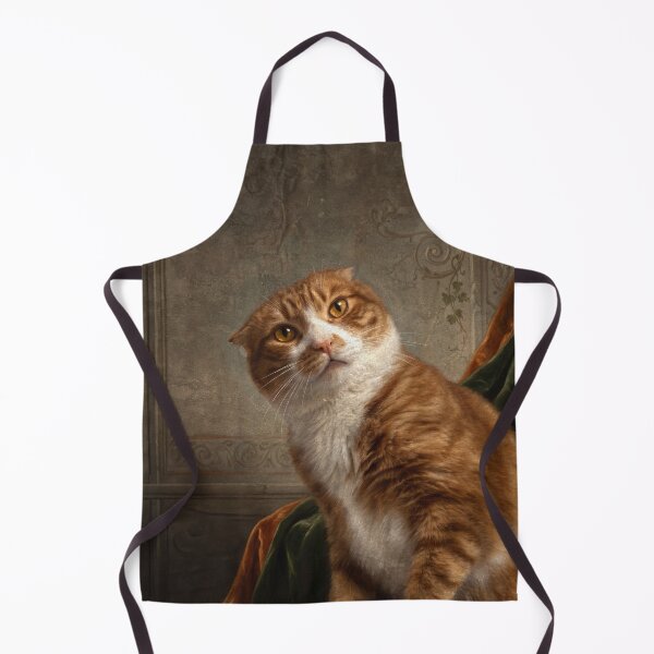 Item preview, Curious Orange Cat Portrait designed and sold by Anatolii_Kys.