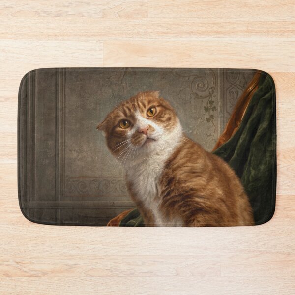 Item preview, Curious Orange Cat Portrait designed and sold by Anatolii_Kys.