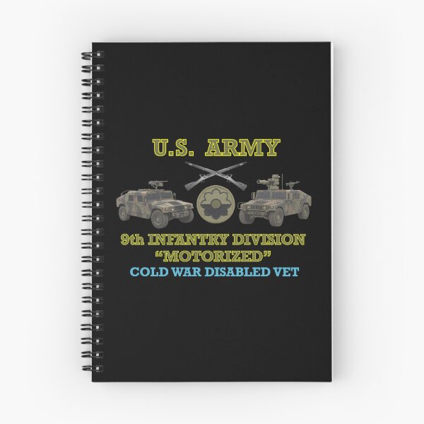 Item preview, U.S. ARMY  9th Infantry Division COLD WAR DISABLED VET designed and sold by Code7c.