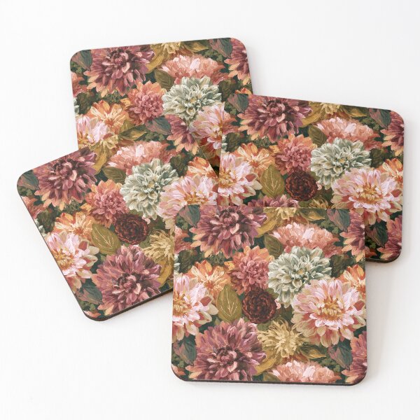 Item preview, Chic Dahlias - Tropical Flower Pattern  - Best Gifts For Mom designed and sold by RoyalStarsPatts.