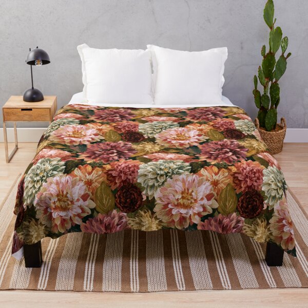 Item preview, Chic Dahlias - Tropical Flower Pattern  - Best Gifts For Mom designed and sold by RoyalStarsPatts.