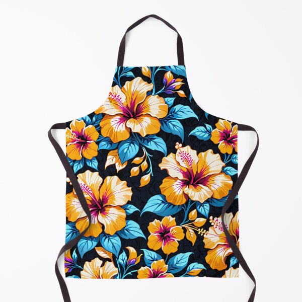 Item preview, Vibrant Tropical Hibiscus Floral Seamless Pattern. designed and sold by MissYouONLY.