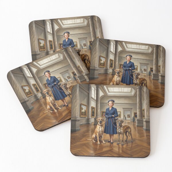 Aperçu de l'œuvre Going To The Art Museum With My Dogs créée et vendue par Home Decor Art.