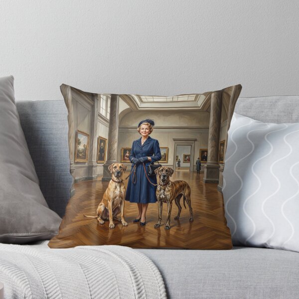 Aperçu de l'œuvre Going To The Art Museum With My Dogs créée et vendue par Home Decor Art.