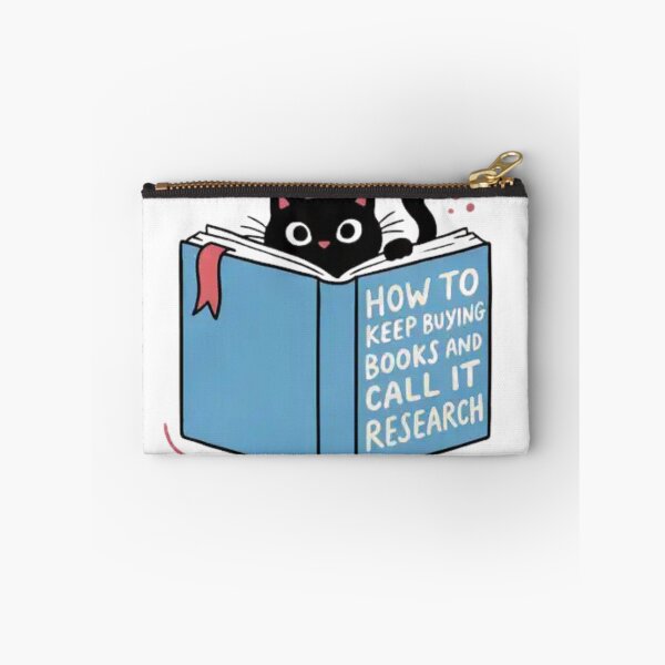 Item preview, How to Keep Buying Books and Call It Research Cute Cat Reading Book Design designed and sold by Charonde.