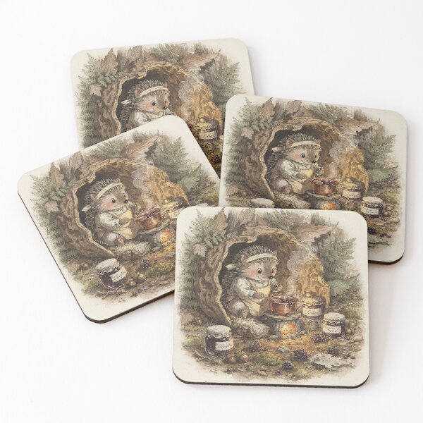 Item preview, Hedgehog Folk Brewing Blackberry Jam designed and sold by PictorialWhimsy.