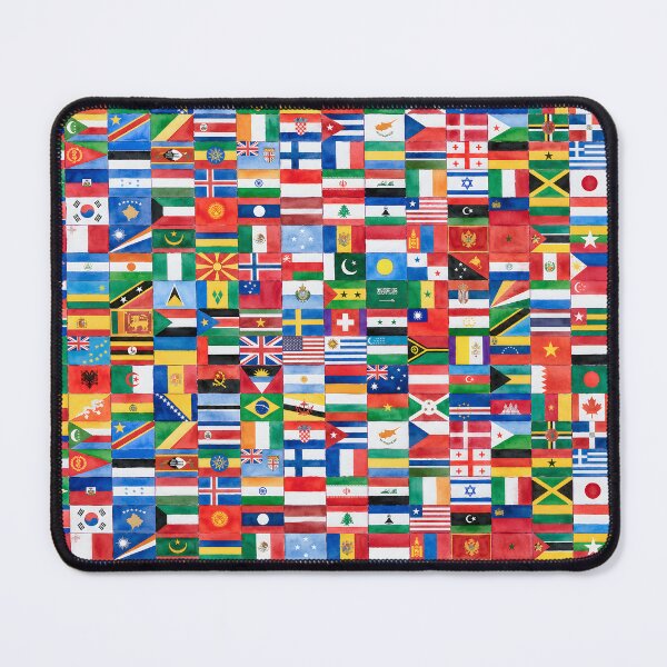Item preview, World Flags Painterly Edition - Flags of the World Artistic Version designed and sold by Divine Ease.
