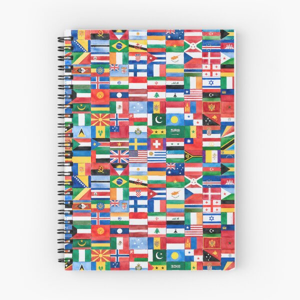 Item preview, World Flags Painterly Edition - Flags of the World Artistic Version designed and sold by Divine Ease.