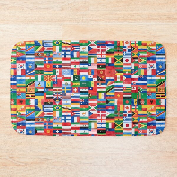 Item preview, World Flags Painterly Edition - Flags of the World Artistic Version designed and sold by Divine Ease.
