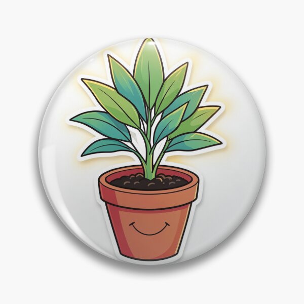 Item preview, Cute Happy Houseplant Sticker designed and sold by Hari Arts.