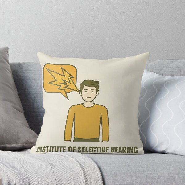 Item preview, Institute of Selective Hearing designed and sold by PictorialWhimsy.