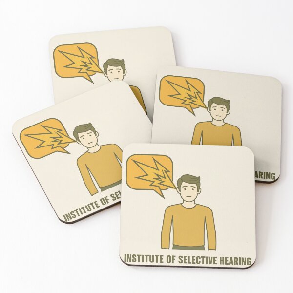 Item preview, Institute of Selective Hearing designed and sold by PictorialWhimsy.