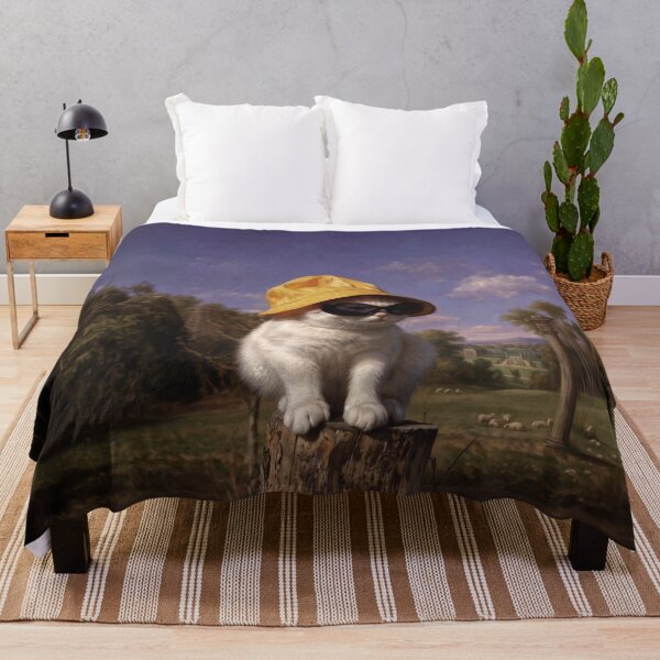 Item preview, Cool Cat Summer Portrait designed and sold by Anatolii_Kys.