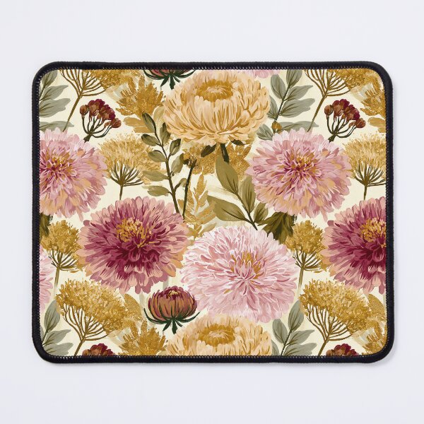 Item preview, Lush Dahlias - Botanical Garden Pattern - Birthday Gift For Wife designed and sold by RoyalStarsPatts.