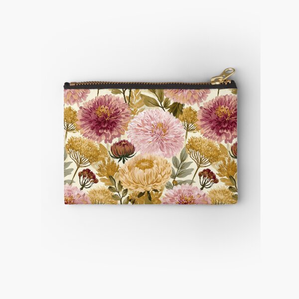 Item preview, Lush Dahlias  - Botanical Garden Pattern  - Birthday Gift For Wife designed and sold by RoyalStarsPatts.