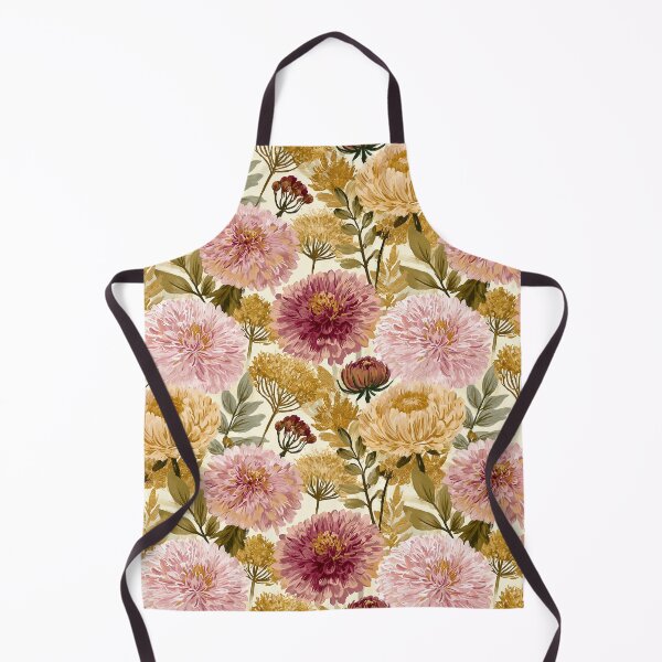 Item preview, Lush Dahlias - Botanical Garden Pattern - Birthday Gift For Wife designed and sold by RoyalStarsPatts.