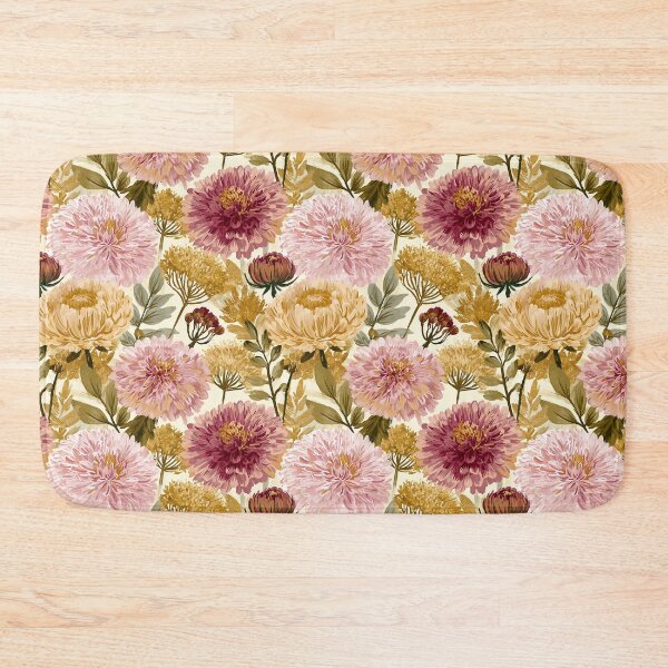 Item preview, Lush Dahlias  - Botanical Garden Pattern  - Birthday Gift For Wife designed and sold by RoyalStarsPatts.