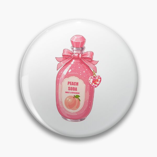 Item preview, Kawaii Peach Soda Drink designed and sold by KJackArtwork.