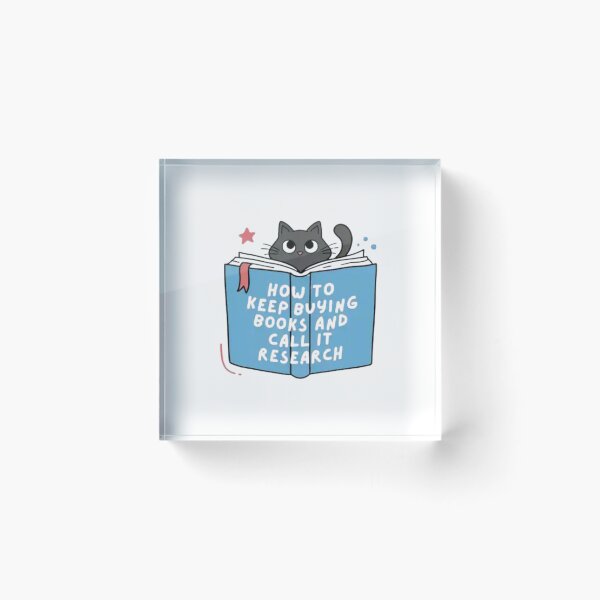 Item preview, Funny Reading Cat Bookworm Illustration for Book Lovers and Library Enthusiasts designed and sold by Charonde.