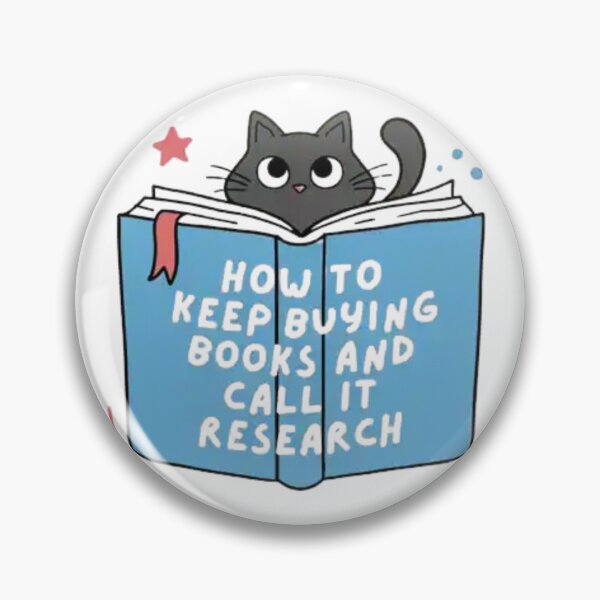 Item preview, Funny Reading Cat Bookworm Illustration for Book Lovers and Library Enthusiasts designed and sold by Charonde.
