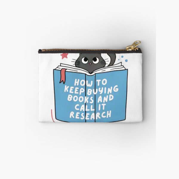 Item preview, Funny Reading Cat Bookworm Illustration for Book Lovers and Library Enthusiasts designed and sold by Charonde.