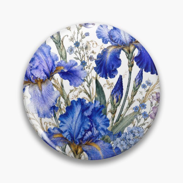 Item preview, Ornate iris and butterfly bouquet designed and sold by thewandswant.