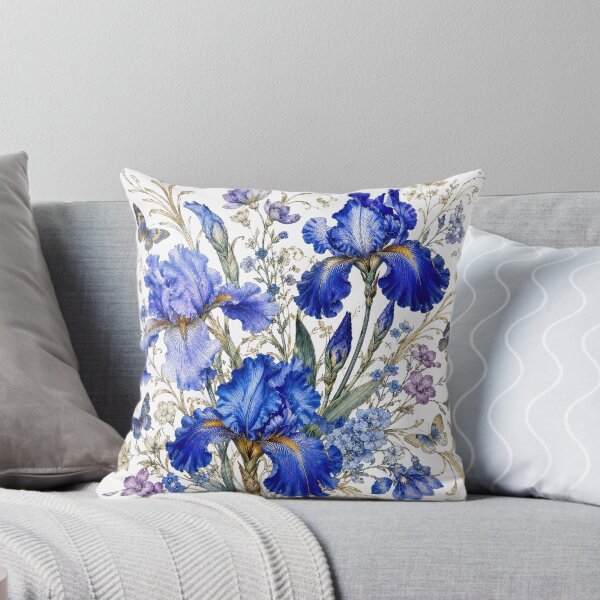 Item preview, Ornate iris and butterfly bouquet designed and sold by thewandswant.