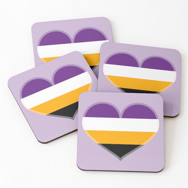 Item preview, Non-Binary Alt Pride Heart [Purple Edition] designed and sold by Roxzania.
