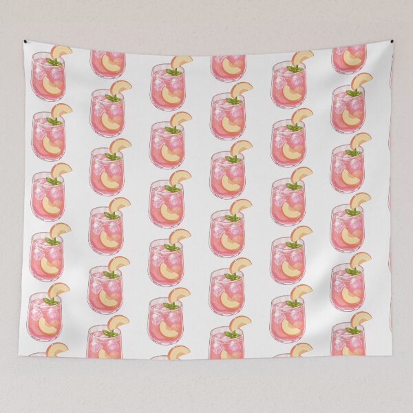 Item preview, Kawaii Peach Soda Drink designed and sold by KJackArtwork.