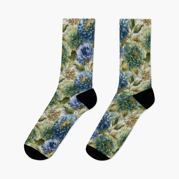 Item preview, Petaled Dahlias  - Retro Flower Floral  - Birthday Gift Ideas designed and sold by RoyalStarsPatts.