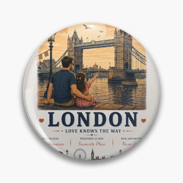 Item preview, London Father Daughter Duo Love Knows The Way designed and sold by BagFactoryUK.
