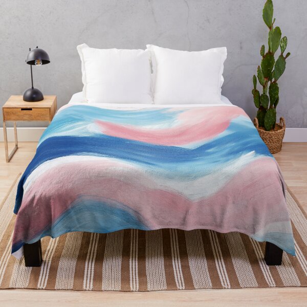 Item preview, Pink Flash – Abstract Waterfall Landscape Art designed and sold by MarkedArtPrints.