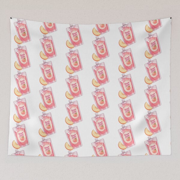 Item preview, Kawaii Peach Soda Drink designed and sold by KJackArtwork.