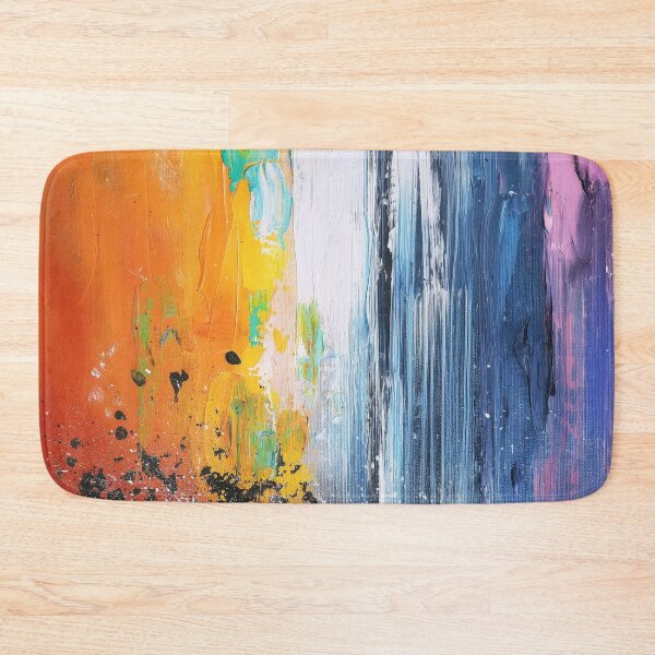 Item preview, Colour Falls – Vibrant Waterfall Abstract Art designed and sold by MarkedArtPrints.