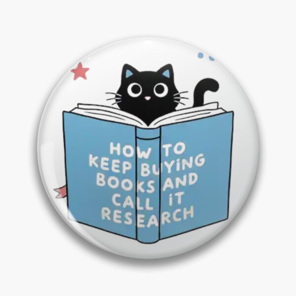 Item preview, Adorable Black Cat Reading a Book Cute Bibliophile Design for Avid Readers designed and sold by Charonde.