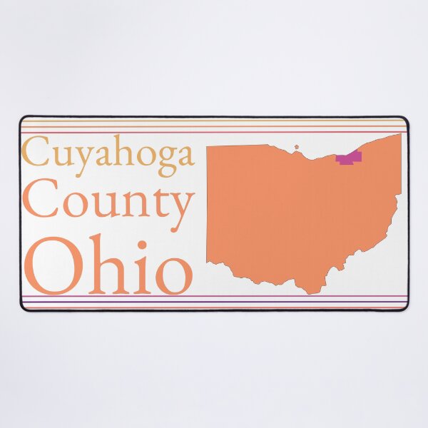 Item preview, Cuyahoga County Ohio Highlighted on State Map designed and sold by TheIconSmith.