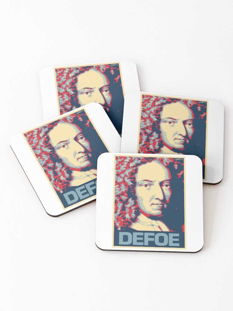 Thumbnail 1 of 5, Coasters (Set of 4), Defoe designed and sold by DAFTFISH.