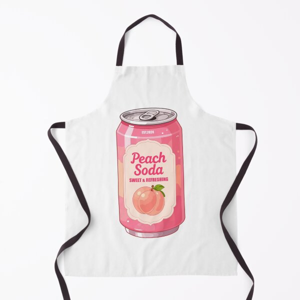 Item preview, Kawaii Peach Soda Drink designed and sold by KJackArtwork.