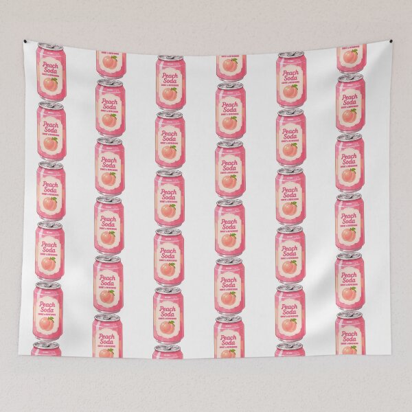 Item preview, Kawaii Peach Soda Drink designed and sold by KJackArtwork.