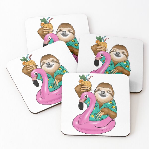 Item preview, Pool sloth designed and sold by sneakyd.