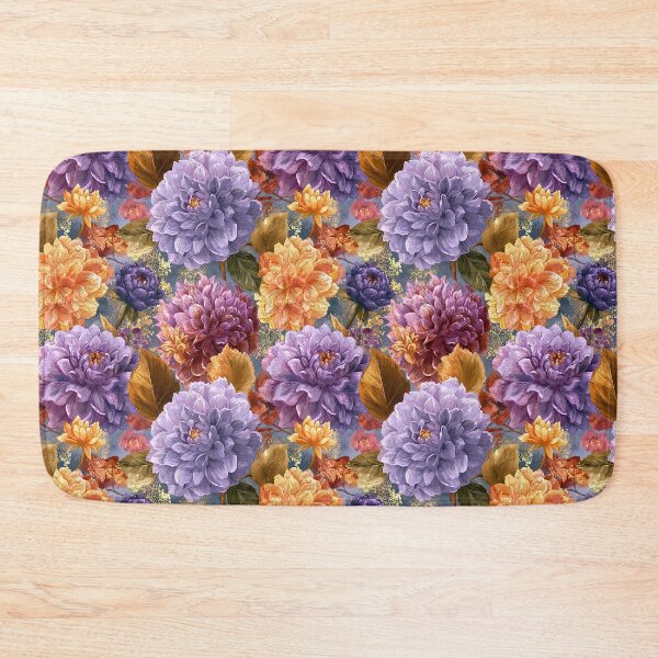 Item preview, Unique Dahlias Print  - Flower Garden Pattern  - Birthday Gifts For Boyfriend designed and sold by RoyalStarsPatts.